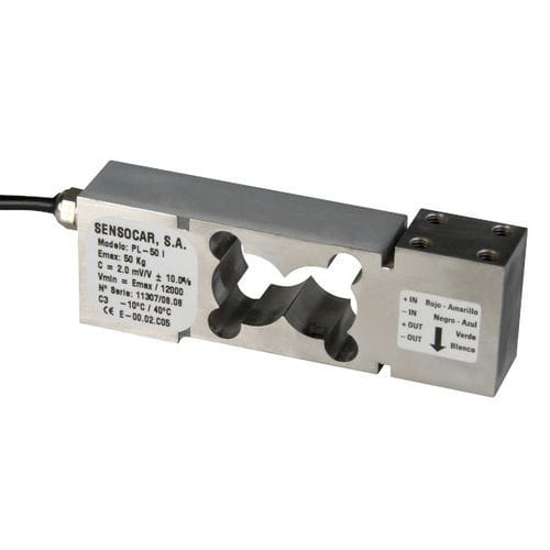 Célula de carga de flexión - PL-50 series - SENSOCAR - de punto único / de galga extensométrica / 2 mV/V