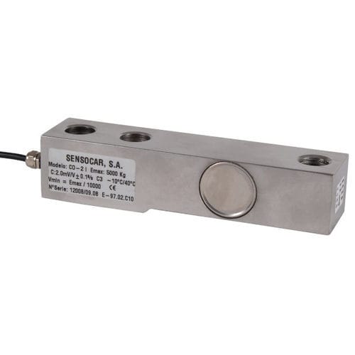 Célula de carga de cizallamiento - CO-2 - SENSOCAR - tipo viga / de galga extensométrica / 2 mV/V