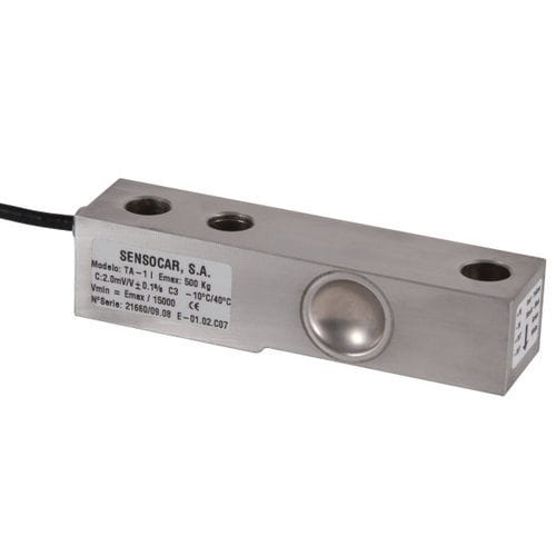 Célula de carga de cizallamiento - TA-1 - SENSOCAR - tipo viga / de galga extensométrica / 2 mV/V