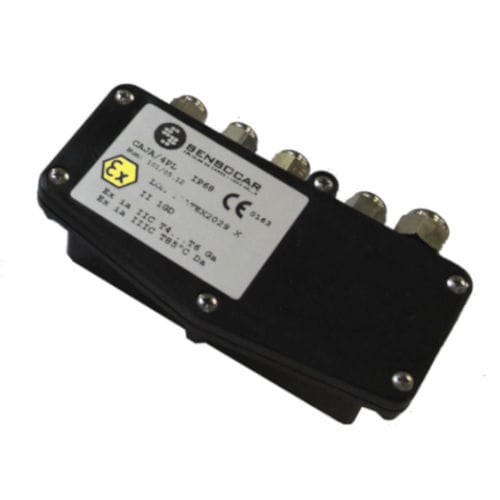 Caja de conexiones para celda de carga - CAJA/4 PL-EX  - SENSOCAR - montada en superficie / ATEX / de plástico