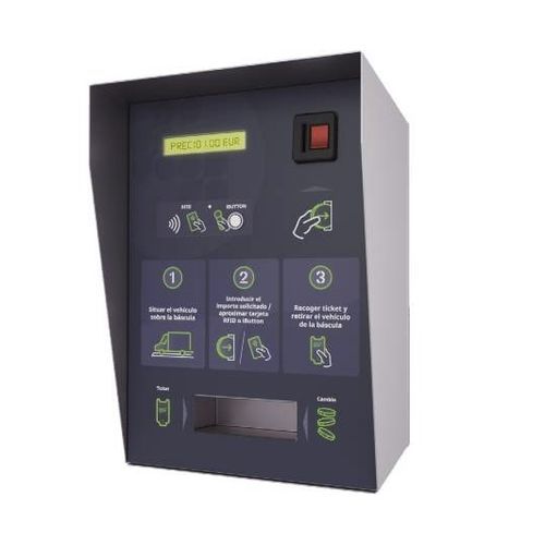 Terminal de pesaje digital - SCAMON - SENSOCAR - empotrable / RS-232 / de acero inoxidable