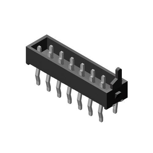 Regleta de contacto macho - 373 series - MPE-GARRY - de dos hileras / insertable / 1.27 mm (0.050")