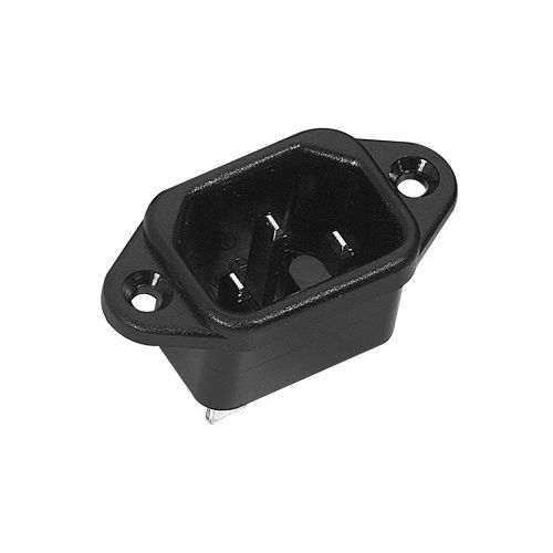 Conector de alimentación eléctrica - 615 Series - MPE-GARRY - Socket / cuadrado / con brida