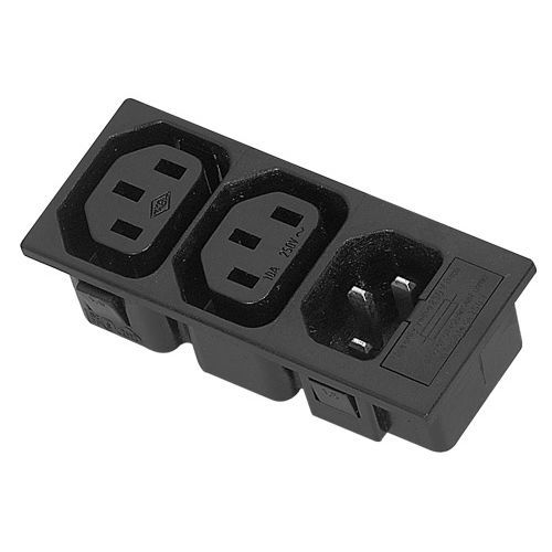Conector de alimentación eléctrica - 44R01 Series - MPE-GARRY - Socket / rectangular / macho-hembra