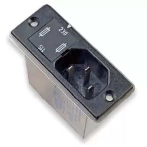 Módulo de inserción IEC con conmutador de potencia 2 polos - HGN 369 - MPE-GARRY - de fusible / con filtro EMI