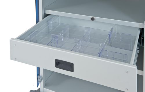 Organizador de cajón modulable - A601107 - alvi - de materiales plásticos