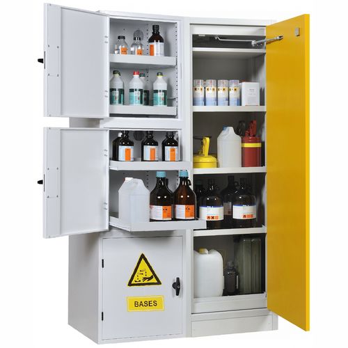 Armario de almacenamiento - T30 IHE + HE 3C1 EC - CYLTEC - de seguridad / de suelo / con cajones