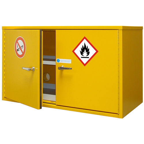 Armario para productos inflamables - T10 IBL/3 - CYLTEC - de seguridad / de suelo / con estantes