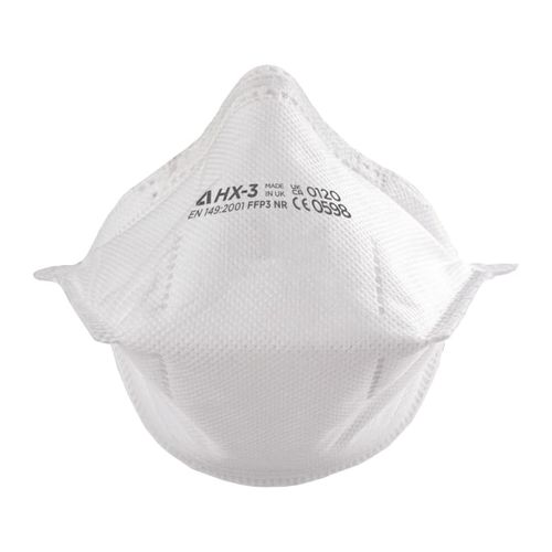 Máscara de protección desechable - HX-3 - Globus Group - FFP3 / semimáscara / con sujeción posterior