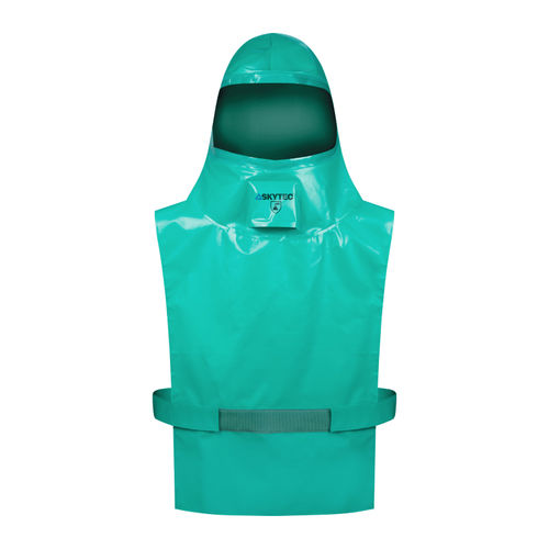 Pasamontañas de trabajo - CMH 10 'Apollo' - Globus Group - con protección UV / para la industria química / verde
