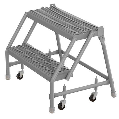 Escalera de tijera enrollable - KDSR002242 - BALLYMORE - de acero / con escalones estriados / con escalones perforados