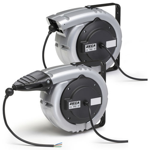 Enrollador para cable eléctrico - 6000 PRC/PRL IP65 - ZECA - retráctil / giratorio / completamente cerrado