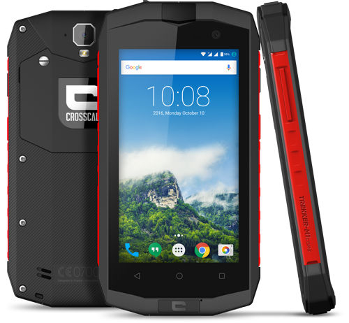 Teléfono inteligente industrial 4G - TREKKER-M1 Core - Crosscall - IP67 / táctil / robusto