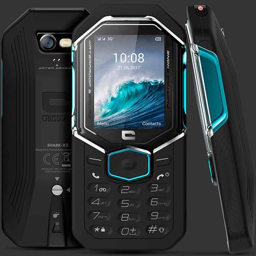 Teléfono GSM - SHARK-X3 - Crosscall - IP68 / industrial / de emergencia