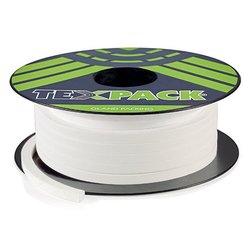Empaquetadura trenzada de PTFE - 4143/B - TEXPACK - para bomba centrífuga / para válvula / para agitador