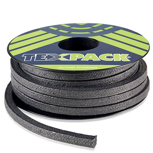 Empaquetadura trenzada de grafito - 4180 - TEXPACK - de carbono / para la industria química / para bomba