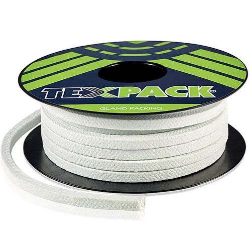 Empaquetadura trenzada de PTFE - 4116  - TEXPACK - de fibra de vidrio / resistente a los productos químicos / para la industria química
