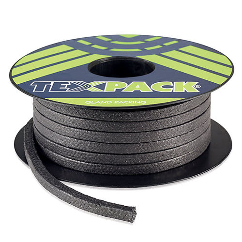 Empaquetadura trenzada de grafito - 4118  - TEXPACK - de fibra de vidrio / para hornos y estufas
