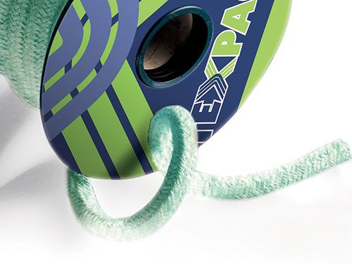 Empaquetadura trenzada de grafito - 7221PSG-7222PSI - TEXPACK - de tejido / de fibra de vidrio / de alta resistencia