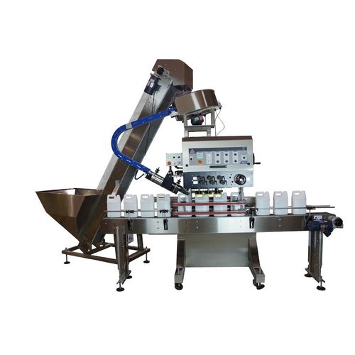 Taponadora de rosca lineal - APACKS - multicabezal / automática / para líquido