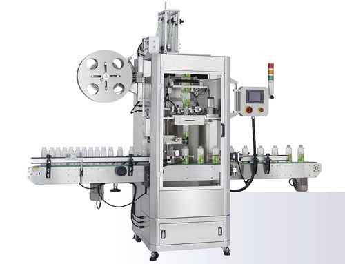 Máquina de etiquetado automática - max. 300 p/min - APACKS - para aplicación en el lateral del producto / para aplicaciones cosméticas / para la industria de las bebidas