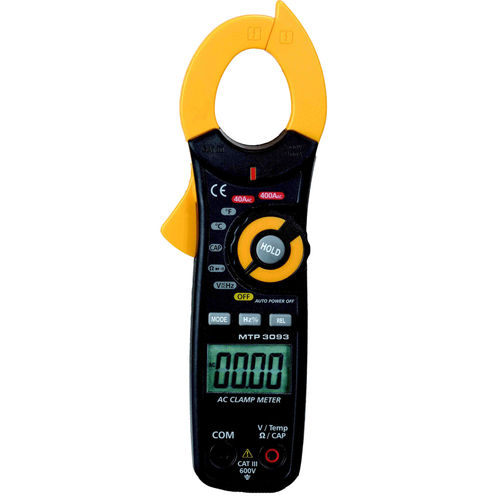 Multímetro pinza digital - MTP 3093 - MTP Instruments Inc - portátil / 600 V / 400 A
