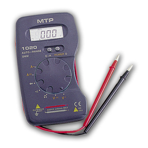 Multímetro digital - MTP 1020 - MTP Instruments Inc - de bolsillo / 600 V / cat II