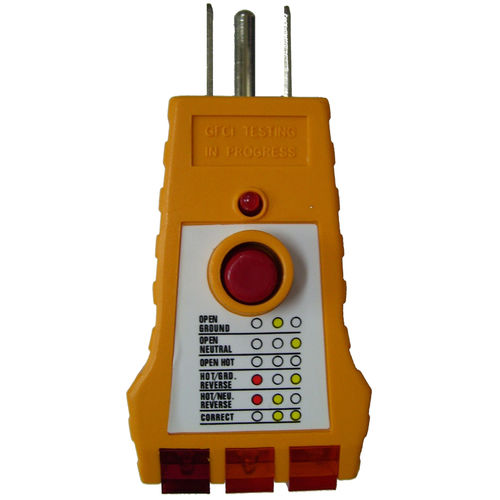 Comprobador de tensión - MTP 110 - MTP Instruments Inc - para toma de corriente / portátil