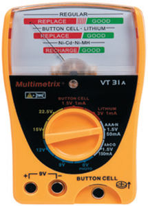 Comprobador de tensión - VT 31A - MULTIMETRIX - de batería / portátil