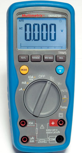 Multímetro digital - DMM 230 - MULTIMETRIX - portátil / 1000 V / 10 A