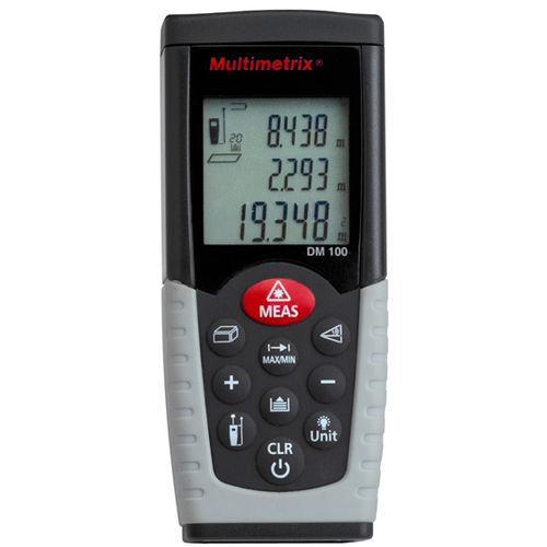 Telémetro láser - DM100  - MULTIMETRIX - portátil / con cálculo automático del volumen
