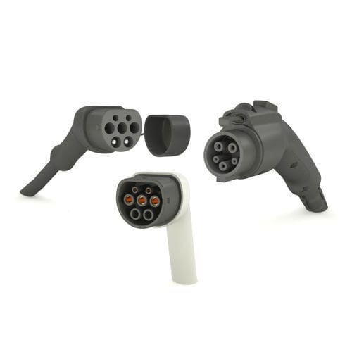 Clavija para cargadores de vehículos eléctricos - CA #EV01 series - ADAM tech - de pared / trifásica
