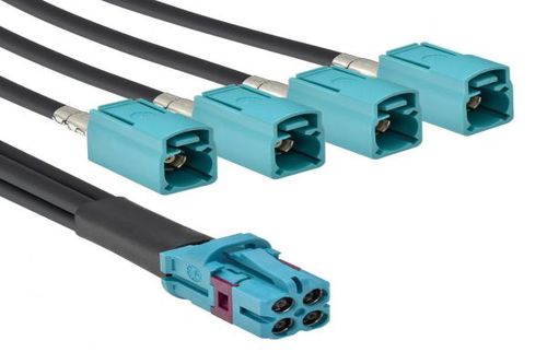 Ensamblaje de cables eléctricos de coaxial - CA-BM04 series - ADAM tech - de transmisión de datos / mini FAKRA