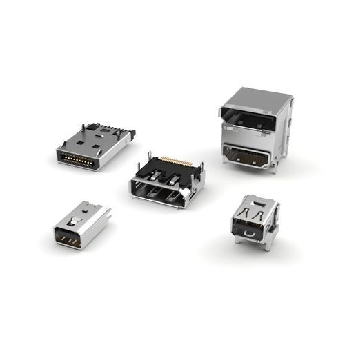 Conector DisplayPort - DPC-F-S series - ADAM tech - de datos / en ángulo recto / insertable