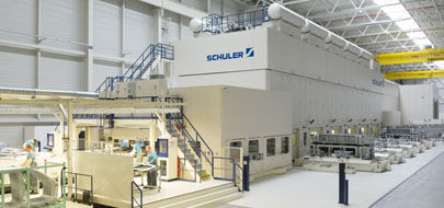 Línea de prensas de formado - ServoLine series - SCHULER - MÜLLER WEINGARTEN - de piezas troqueladas / compacta / totalmente automática