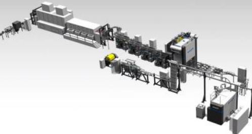 Línea de producción de materiales para baterías - SCHULER - MÜLLER WEINGARTEN - automática