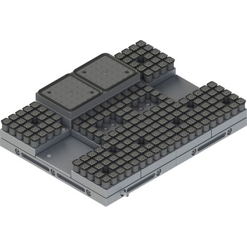 Sistema de apriete de vacío - QuadroVac - Horst Witte GerÃ¤tebau Barskamp KG - de piezas para procesar / para mecanizado / modular