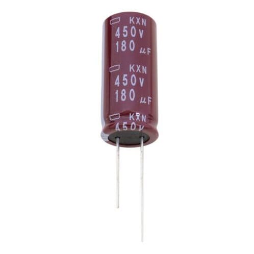 Condensador eléctrico electrolítico - KXN series - Nippon Chemi-con - con terminales radiales