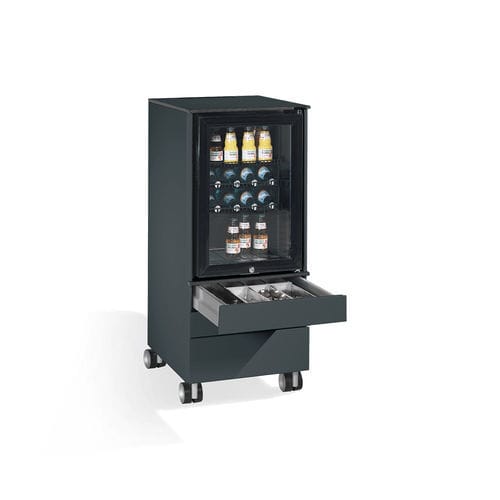 Armario para refrigerador - Asisto C 3000 - C + P Möbelsysteme - de almacenamiento / con ruedas / con cajones
