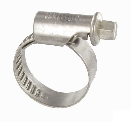 Abrazadera de apriete de acero inoxidable - CBX - SENGA - de tornillo / de banda plana / resistente a la corrosión