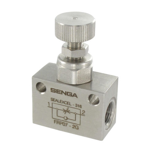 Regulador de caudal volumétrico - 0667-0668 Series - SENGA - para aire comprimido / para productos químicos / de acero inoxidable
