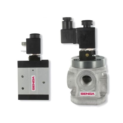 Electroválvula de control asistido - MF - SENGA - de 3 vías / NC / NA