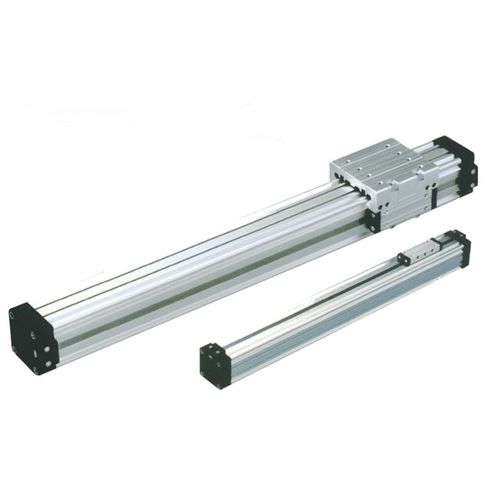 Cilindro neumático - Z series - SENGA - de pistón magnético / sin varilla / de aluminio anodizado