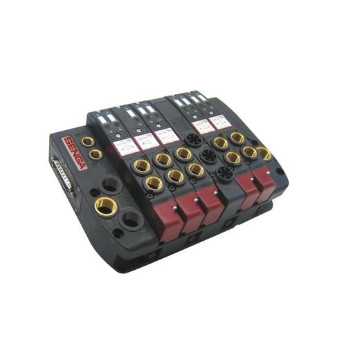 Islote de distribución neumático - SIM 150 series - SENGA - con control eléctrico / modular / compacto