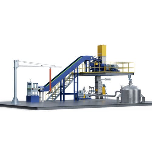 Molino para virutas - SUNKAIER INDUSTRIAL TECHNOLOGY CO.,LTD. - para caucho / de rotor / horizontal