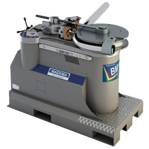 Máquina curvadora eléctrica - BM100 - MACKMA - de tubos / semiautomática / sin mandril