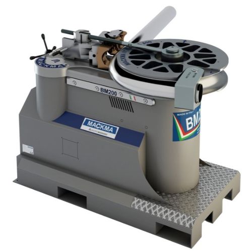 Máquina curvadora eléctrica - BM200 - MACKMA - de tubos / semiautomática / desbarbado