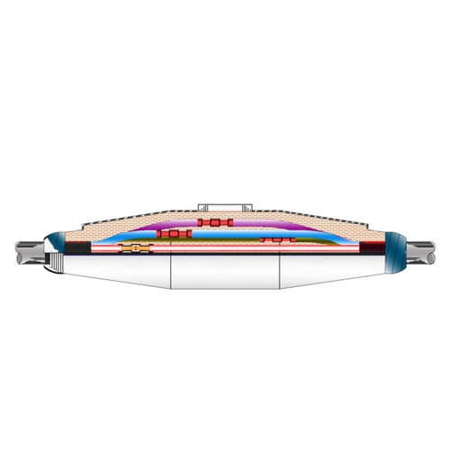 Conexión de cables de resina de poliuretano - ELCOSTOP GLBA - Elcon Megarad Spa - con resina epoxi para fundir / para cable de baja tensión / recta