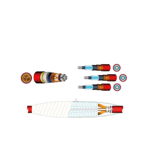 Conexión de cables para conexiones de transición - ELCOBLOK GLM 60 series - Elcon Megarad Spa - para cables de aislamiento polímero / de tensión media