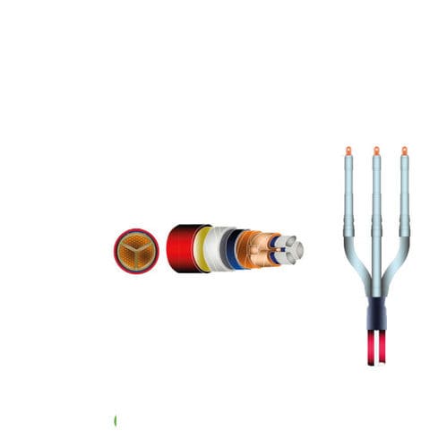 Terminación de cable de contráctil en frío enfilable - ECOLD TIC series - Elcon Megarad Spa - de media tensión